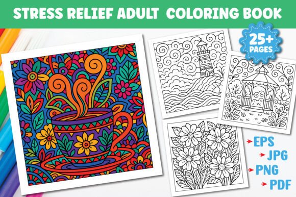 Download Stress Relief Coloring Pages for Adults - Stress relief coloring Collection