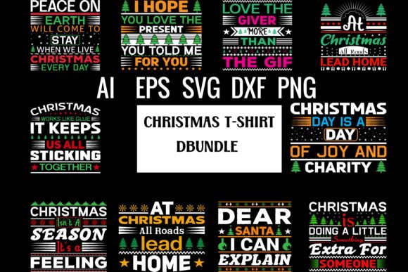 Download Christmas T-shirt Bundle Design - Bundle design Collection