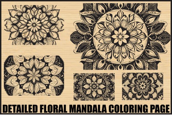 Download Intricate Mandala Coloring Pages Set - Set Collection