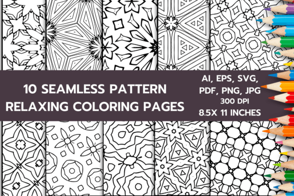 Download RELAXING COLORING PAGES INTERIOR - Relaxing Collection
