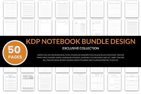 Download KDP NOTEBOOKS BUNDLE DESIGN - Bundle design Collection