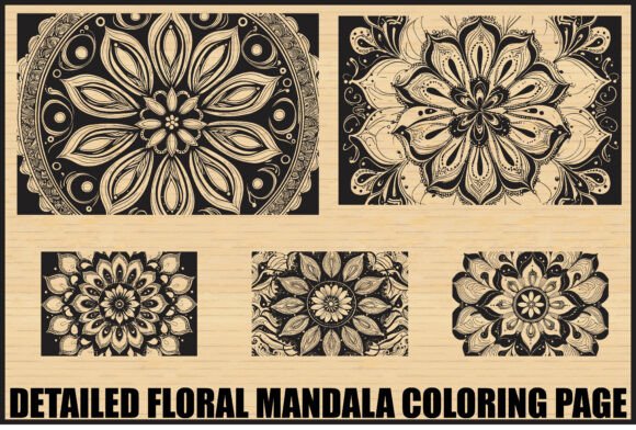 Download Intricate Mandala Coloring Pages Set - Set Collection