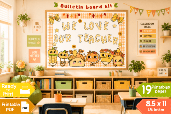 Download Fall Bulletin Board Kit Classroom Decor - Premium Bundle
